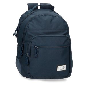 MOCHILA DOBLE MOVOM ALWAYS MOVE ADAP CARRO AZUL MARINO 44CM