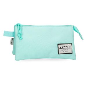 ESTUCHE TRIPLE MOVOM ALWAYS ON MOVE AZUL CLARO