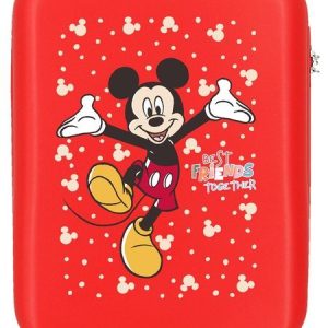 MALETA DE CABINA MICKEY BEST FRIENDS RIGIDA 50 CM ROJO
