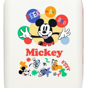 MALETA DE CABINA MICKEY PEEK A BOO RIGIDA 50 CM BLANCO