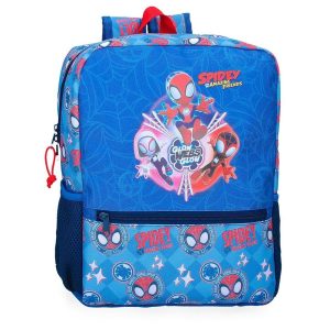 MOCHILA INFANTIL 33X27 SPIDEY POWER OF 3 ADAPT A CARRO