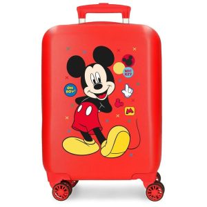MALETA DE CABINA MICKEY ENJOY THE DAY RIGIDA 50 CM