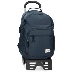 MOCHILA DOBLE MOVOM ALWAYS ON MOVE CARRO AZUL MARINO 44CM