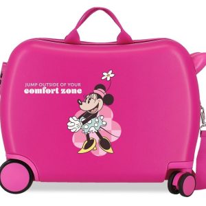 MALETA INFANTIL 2R MULTID MINNIE COMFORT ZONE 50CM FUCSIA