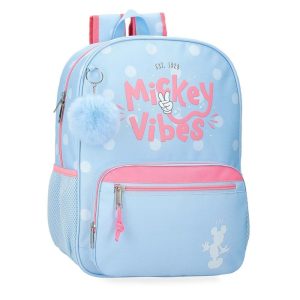 MOCHILA INFANTIL MICKEY VIBES 38CM ADAPT A CARRO
