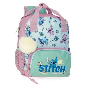 MOCHILA GUARDERIA STITCH JUST CHILL 28CM