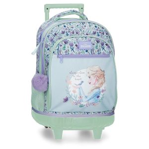 MOCHILA ESCOLAR 45CM CON RUEDAS FROZEN CLOSE TO THE HEART