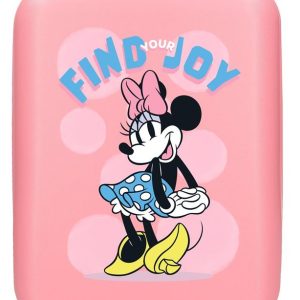 MALETA DE CABINA MINNIE FIND YOU JOY RIGIDA 50CM ROSA