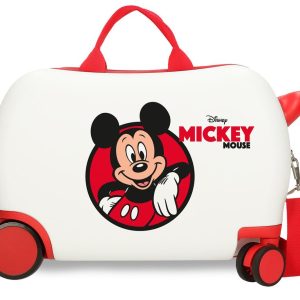 MALETA INFANTIL 2 R MULTIDIR, MINNIE RED 45CM BLANCO/ROJO