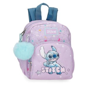 MOCHILA GUARDERIA LOVELY STITCH 25CM