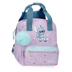 MOCHILA GUARDERIA LOVELY STITCH 28CM