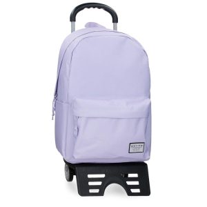 MOCHILA ESCOLAR MOVOM ALWAYS ON THE MOVE 44 CM ROSA CARRO