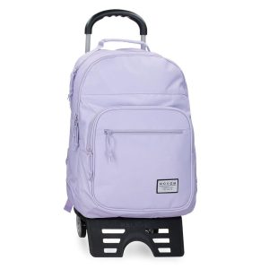 MOCHILA DOBLE COMPART MOVOM ALWAYS ON THE MOVE CARRO LILA