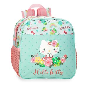 MOCHILA GUARDERIA HELLO KITTY FLORAL KITTY 25CM