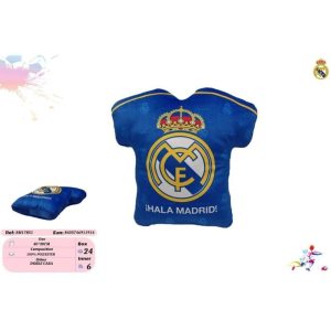 COJIN REAL MADRID CAMISETA 40X30CM