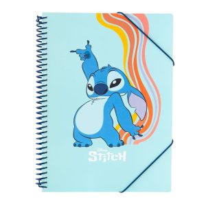 CARPETA DE FUNDAS A4 DISNEY STITCH WAVES