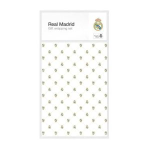 SET DE PAPEL DE REGALO REAL MADRID