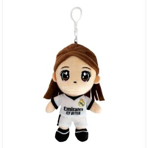 LLAVERO COLGANTE CHICA REAL MADRID 14 CM