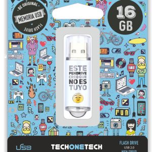 MEMORIA USB 16 GB PENDRIVE NO ES TUYO EMOJI SURTIDO