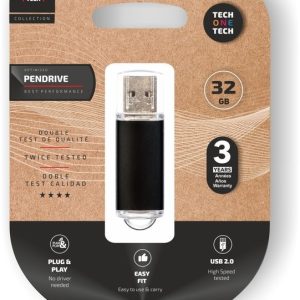 PENDRIVE 32 GB NEGRO BASICO