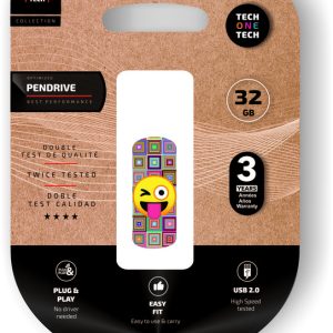 PENDRIVE 32 GB CLIPTECH EMOJI GUI?O