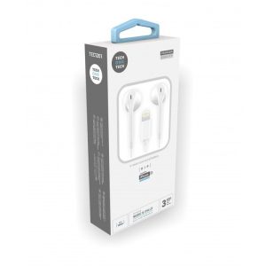 AURICULARES HIP BLANCOS LIGHTNING COMPATIBLES CON APPLE
