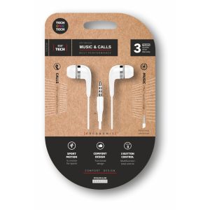 AURICULARES SOFT EARTECH WHITE INTRAUDITIVOS JACK