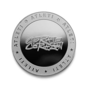 MONEDA ATLETI CORAJE CORAZON NIQUEL