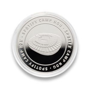 MONEDA FC BARCELONA ESTADIO PLATA