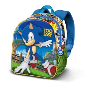 MOCHILA DE GUARDERIA 3D ELITE SONIC EASY