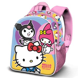 MOCHILA DE GUARDERIA 3D ELITE HELLO KITTY HAPPY