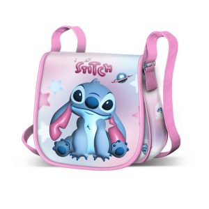 BOLSO INFANTIL CON SOLAPA MUFFIN MINI LILO Y STITCH COSMIC