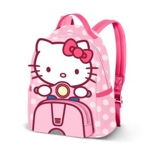 MOCHILA HEADY PEQUE?A HELLO KITTY MOTO