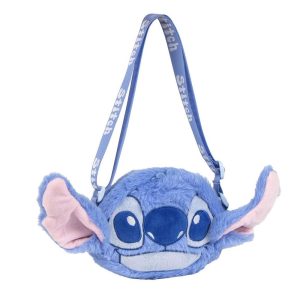 BOLSO BANDOLERA PELUCHE CON FORMA OREJAS 3D STITCH