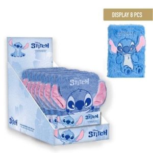 EXPOSITOR 8 CUADERNO PELUCHE STITCH 3D