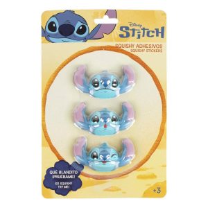 PACK 3 PEGATINAS SQUISHY STITCH