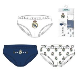PACK CALZONCILLOS SINGLE JERSEY 3 PIEZAS REAL MADRID