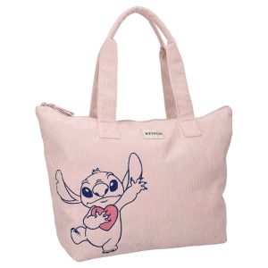 BOLSO SHOPPING LONETA 48X32 STITCH HEART