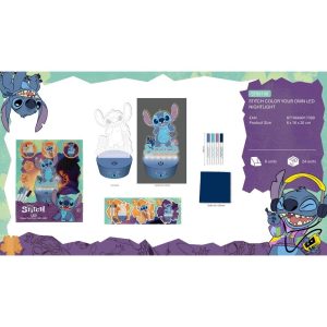 LAMPARA PARA PINTAR FIGURA DE STITCH