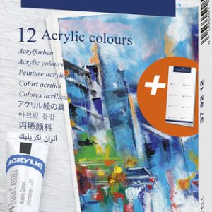 PINTURA ACRILICA FABER CASTELL CREATIVE STUDIO EN TUBO 12 CO