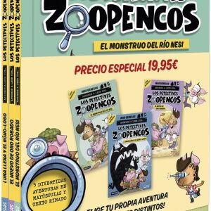 PACK SIMPLE LOS DETECTIVES ZOOPENCOS 1-3 EN LETRA