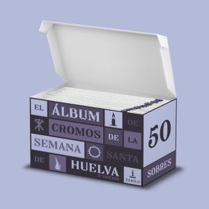 CAJA 50 SOBRES DE CROMOS DE LA SEMANA SANTA DE HUELVA