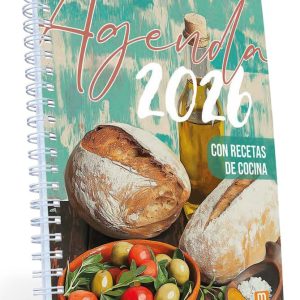 AGENDA 2026 CON RECETAS DE COCINA