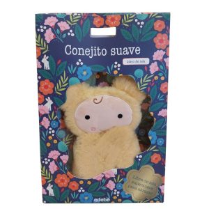 CONEJITO SUAVE LIBRO DE TELA SUPERSUAVE PARA ABRAZAR