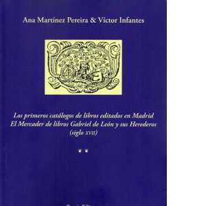 PRIMEROS CATALOGOS DE LIBROS EDITADOS EN MADRID,LOS