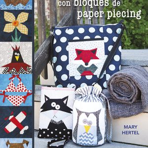 BOLSOS EN PARCHWORK CON BLOQUES DE PAPER PIECING