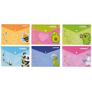 SOBRE TAMA?O A5 CON CIERRE BOTON FANCY COLLECTION SURTIDO