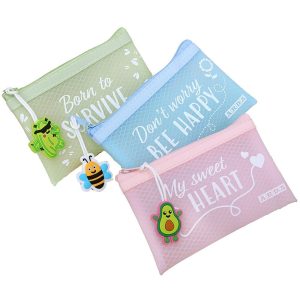 SOBRE BOLSA CIERRE ZIP DISE?O FANCY 13X8 CM SURTIDO