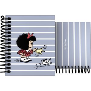 CUADERNO FOR A7 100H 70G CUADRO 5MM MAFALDA BOAT 26