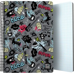 CUADERNO PP FOLIO 80H 90G CUADRO 4MM B&B AWESOME 26